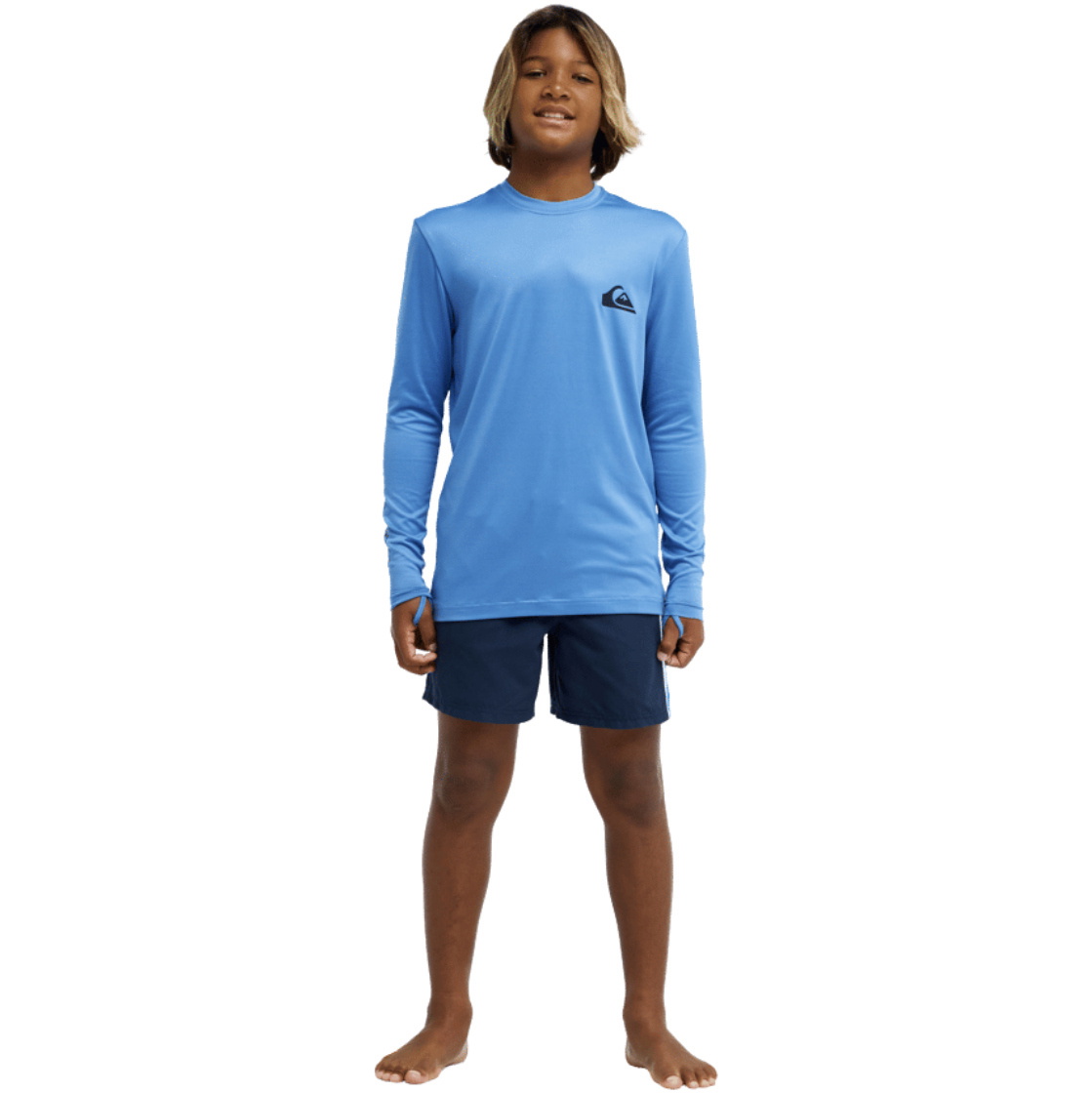 2026 Quiksilver Junior Everyday Surf Tee Long Sleeve Rash Vest AQBWR03068 - Riviera